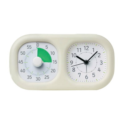LV-3521-I ソニック トキ・サポ 時っ感タイマー 時計プラス 色で時間の経過を実感 アイボリー